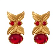 ( red)medium earrings...