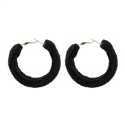 ( black) weave earrin...