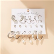 (5254425)earrings set occidental style earrings creative earrings setins high-end