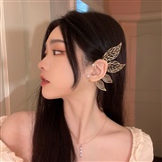 (ez1  4 jinzuo gold ) flowers butterfly super leaf tassel diamond