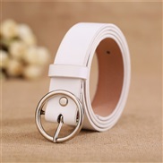 ( silver buckle white...