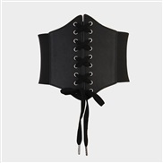 ( black)summer retro fashion close width Girdle lady Tightness elasticity belt collocation occidental style palace belt