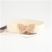 ( Beige)butterfly buc...