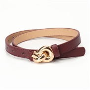 (Coffee )fashion occidental style wind high belt woman Alloy buckle belt ornament Dress lady belt