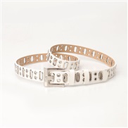 ( white) style belt w...