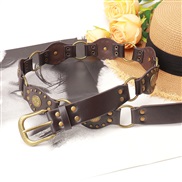 ( Brown)retro belt wo...