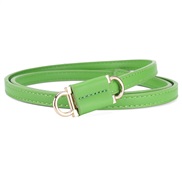 (105CM 1CMWidth (CM))( green)spring style brief all-Purpose lady belt Dress Clothing collocation personality windPU belt