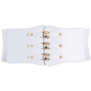 ( white) retro belt w...