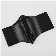 ( black) style belt women dress big brief all-Purpose fashion width Tightness occidental style Girdle