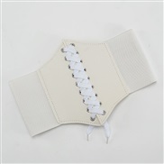 ( white) style belt women dress big brief all-Purpose fashion width Tightness occidental style Girdle