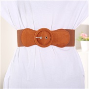 ( camel)brief fashion all-Purpose Round buckle elasticity Tightness belt woman width ornament Dress Girdle