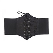 ( black ) width thin Girdle lady Dress belt fashion bow belt