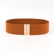 (60-80cm)( camel)Tightness belt lady velvet all-Purpose student Dress Korean style elasticity abdomen in beltcm comfort