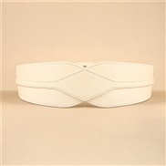 ( rice whitecm) belt lady ornament woolen big sweater all-Purpose fashion belt trend elasticity Girdle