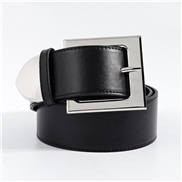 Tightness Girdle lady square buckle all-Purpose fashion belt high elasticity Tightness belt black width belt