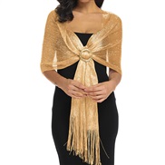 ( Gold) gold silver shawl scarf bride shawl