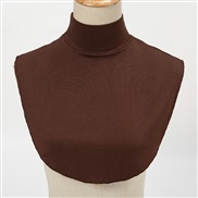 (37cm)(  Brown)occidental style false collar modal detachable collar Collar color Shirt lady