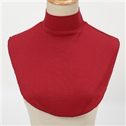 (37cm)(  Red wine)occidental style false collar modal detachable collar Collar color Shirt lady