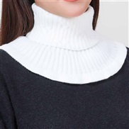 (25)(  white)high quality Autumn and Winter false collar woman all-Purpose knitting Collar sweater high collar warm woo