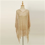 ( Gold)occidental style Seaside knitting color Sunscreen Sunscreen sexy summer hollow beach shawl woman