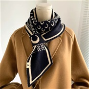 (110*11cm)(QD    )Korean style Autumn and Winter knitting woolen thick warm short style scarf houndstooth all-Purpose h