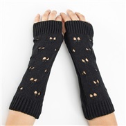 ( black)love knitting woolen warm Autumn and Winter man woman medium long style skiing sleeves