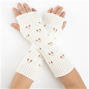 ( white)love knitting woolen warm Autumn and Winter man woman medium long style skiing sleeves