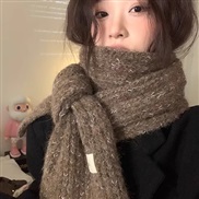 (165) wool scarf knitting woolen woman high warm Collar Korean style shawl color