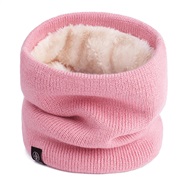 (Free Size )( Pink)Winter warm Collar man fashion pure color scarf woman hedging thick Autumn and Winter Outdoor