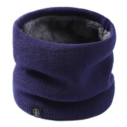 (Free Size )( Navy blue)Winter warm Collar man fashion pure color scarf woman hedging thick Autumn and Winter Outdoor