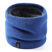 (Free Size )( blue)Winter warm Collar man fashion pure color scarf woman hedging thick Autumn and Winter Outdoor