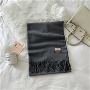 (190*70cm)(LM   gray )scarf woman pure color imitate sheep velvet Autumn and Winter fashion high medium long style warm