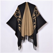 ( black ) lady shawl ...