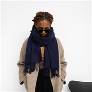 (70*210cm)(LM   blue )pure color imitate sheep velvet scarf woman Winter occidental style color color warm Collar long 