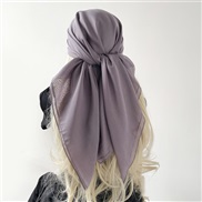 (TEQ    Dark grey) pure color Turkey generous spring scarves woman Muslim head scarf