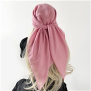 (TEQ    pink) pure color Turkey generous spring scarves woman Muslim head scarf