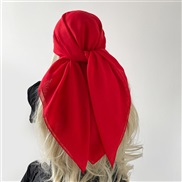 (TEQ    red) pure color Turkey generous spring scarves woman Muslim head scarf