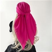 (TEQ    rose Red) pure color Turkey generous spring scarves woman Muslim head scarf