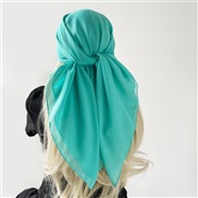 (TEQ   Cyan ) pure color Turkey generous spring scarves woman Muslim head scarf