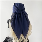 (TEQ    Navy blue) pure color Turkey generous spring scarves woman Muslim head scarf