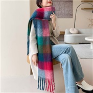 (245)Winter high thick warm scarf woman Winter imitate sheep velvet scarf Collar shawl fashion