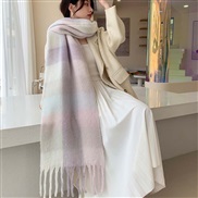 (245)Winter high thick warm scarf woman Winter imitate sheep velvet scarf Collar shawl fashion