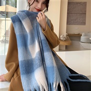 (245)Winter high thick warm scarf woman Winter imitate sheep velvet scarf Collar shawl fashion