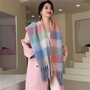 (245)Winter high thick warm scarf woman Winter imitate sheep velvet scarf Collar shawl fashion