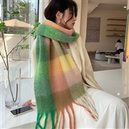 (245)Winter high thick warm scarf woman Winter imitate sheep velvet scarf Collar shawl fashion