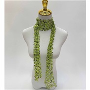 ( green) occidental style fashion lady sequin scarf personality trend wind