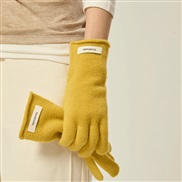 (  % )% pure sheep velvet glove woman Winter warm more knitting woolen mitten touch screen autumn