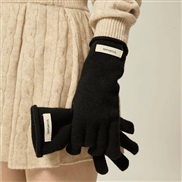 (  %  black )% pure sheep velvet glove woman Winter warm more knitting woolen mitten touch screen autumn