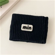 ( black)hat woman style spring autumn style sport knitting width belt wind warm head head