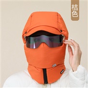 (orange)hat woman Winter wind surface velvet thick head warm cotton